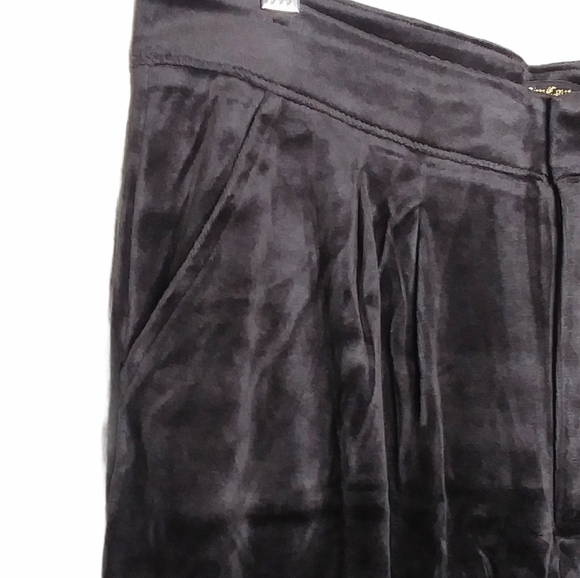 Juicy Couture Velour Cropped Wide Leg Trousers - Picture 4 of 7